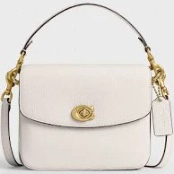 COACH Turnlock Cassie Crossbody Bag in Chalk - Picture 1 of 15